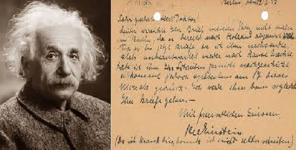 Einstein's biggest mistake, the letter auction that caused the death of millions of people