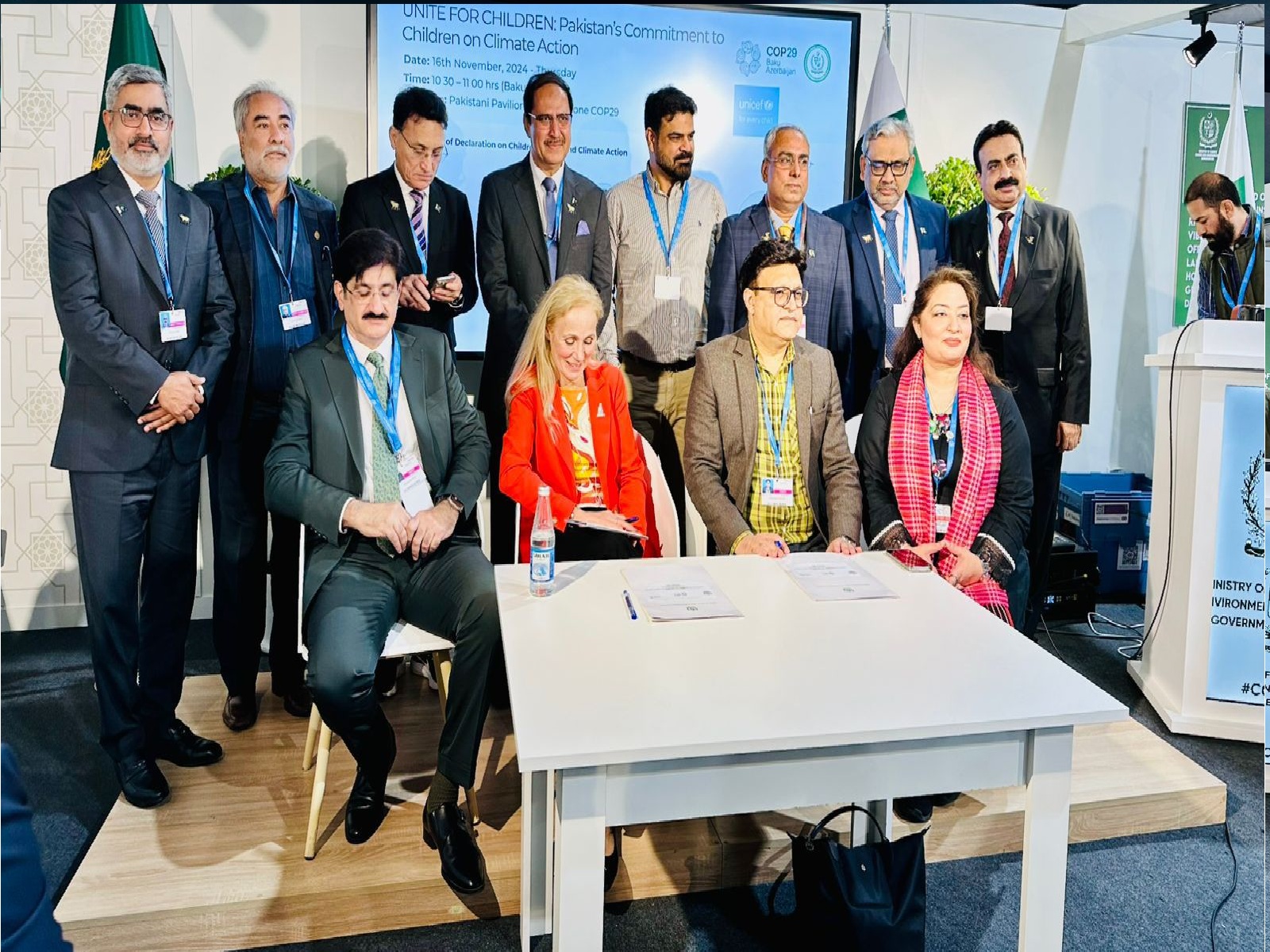 Murad unveiled Sindh Delta Blue Carbon Project at COP-29