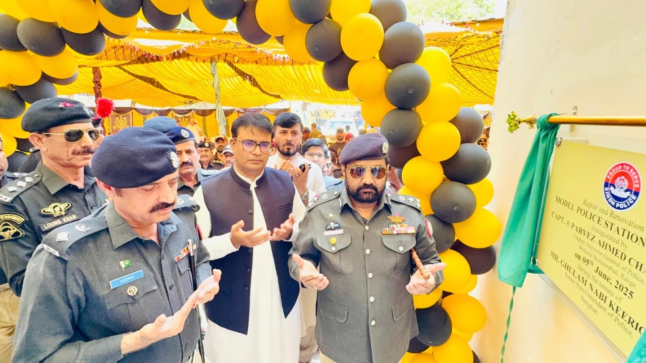 Modern Model Police Station Inaugurated in Sanghar
