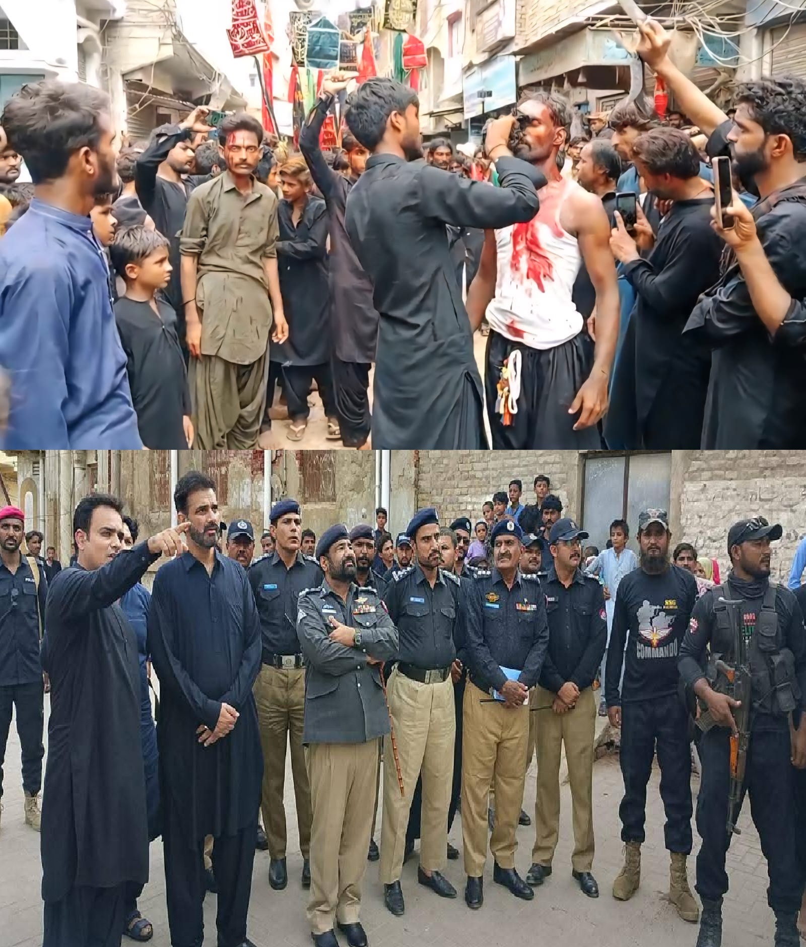 Ashura Observed with Reverence: Mourning Processions Held Across the District, Strict Security Measures in Place