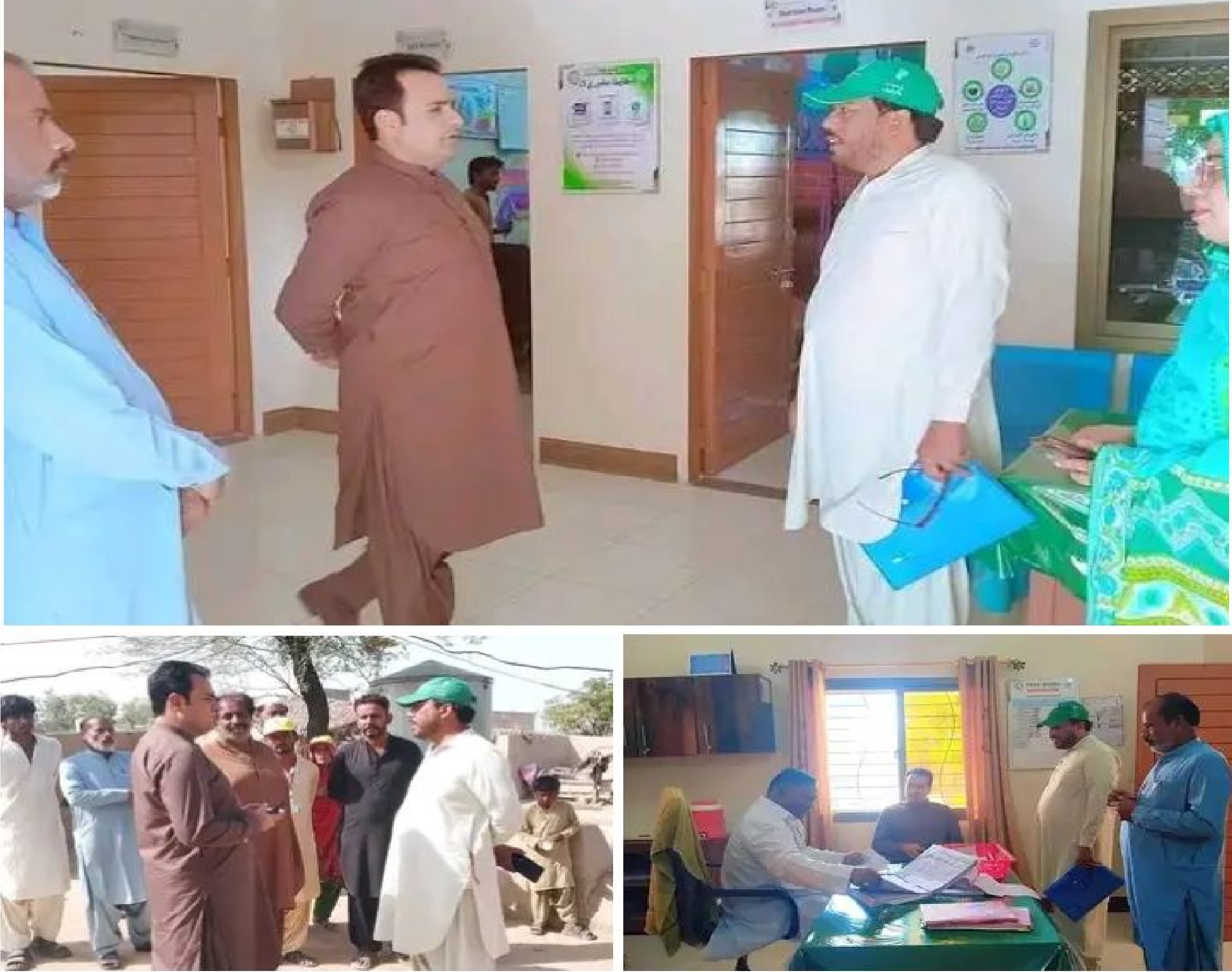 A.C Tando Adam inspects polio vaccination centres, praises health teams’ performance