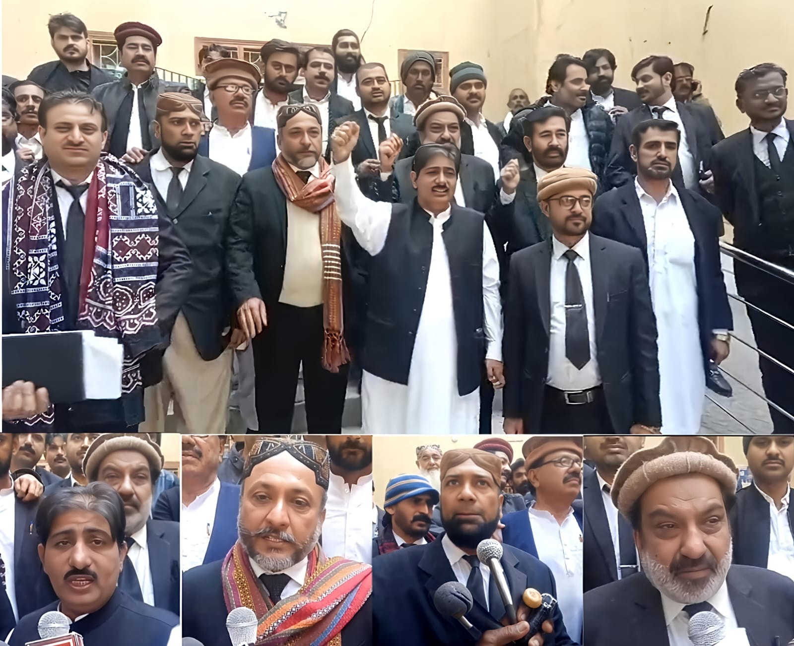 Tando Adam Bar protests alleged custodial killing in Dadu