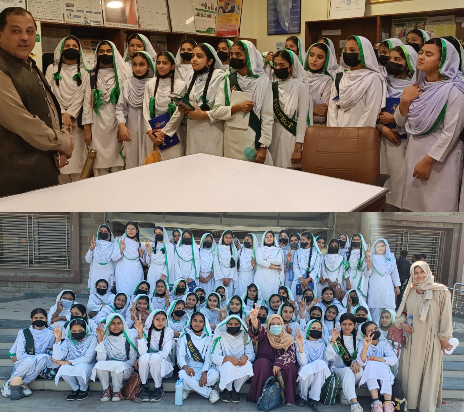 Students of Tando Adam Girls High School Visit Medical College for Educational Study Tour