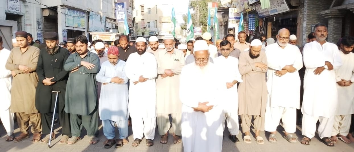 Funeral-in-absentia offered in Tando Adam for Syed Ali Khamenei