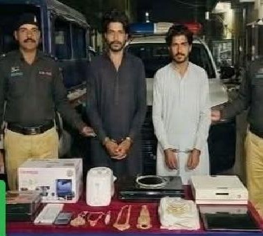 Two Held, Stolen Goods Recovered in Tando Adam Police Action