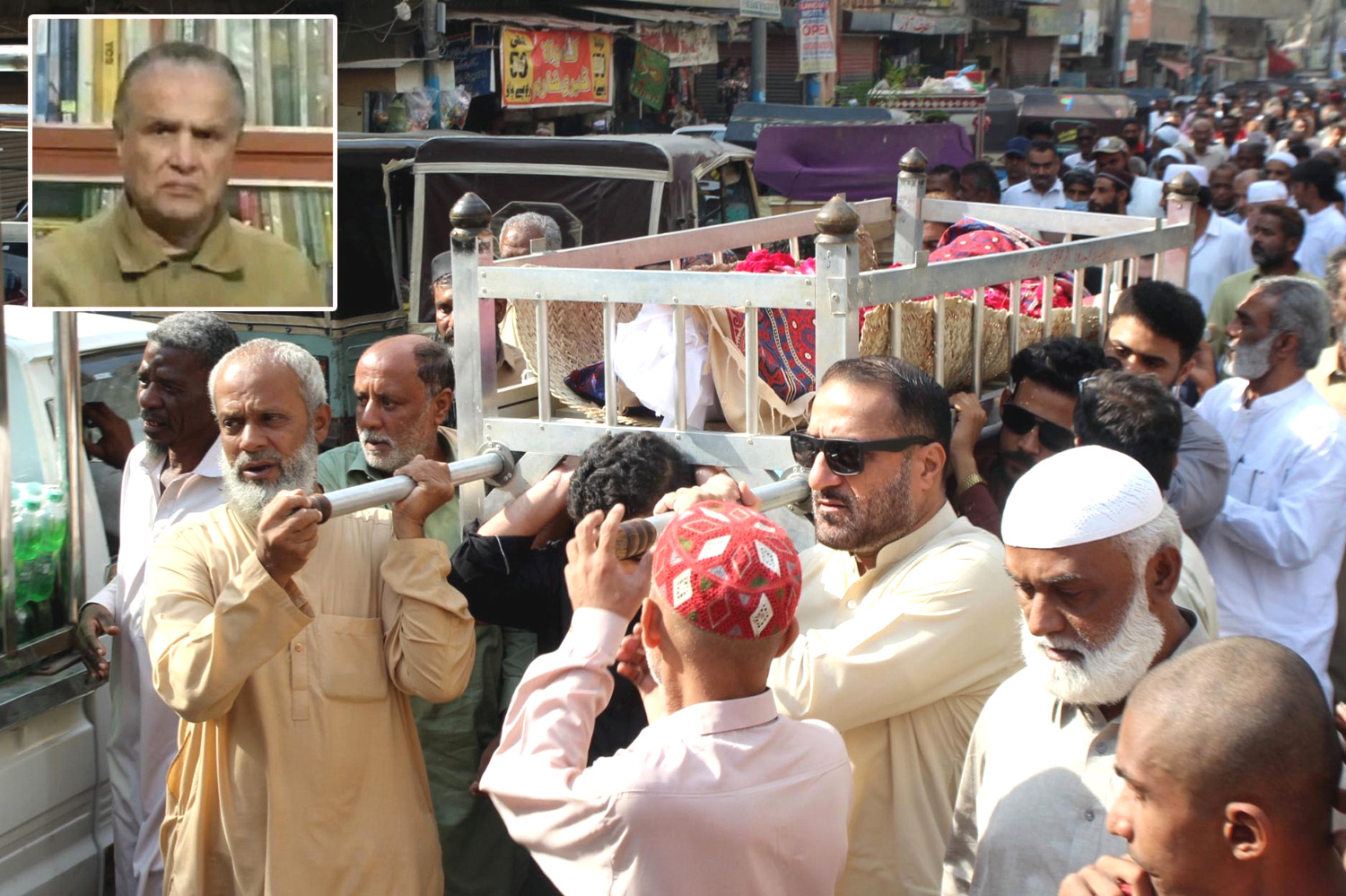 کراچی پریس کلب کے سینئر ممبر لطیف بلوچ کو میوہ شاہ قبرستان میں سپرد خاک کردیا گیا