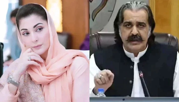 علی امین گنڈاپور نے مریم نواز کو تنقید کا نشانہ بنایا، خاتون کارڈ استعمال کرنے کا الزام