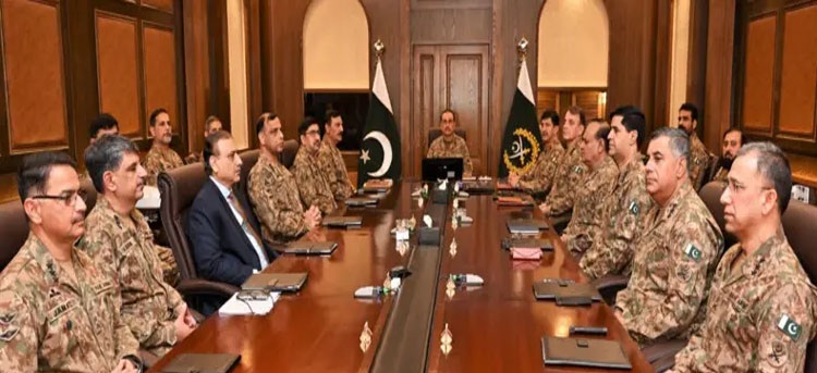 بھارت پانی کو ہتھیار کے طور پر استعمال کر رہا ہے، کسی بھی جنگ مسلط کرنے کی کوشش کا فیصلہ کن جواب دیا جائے گا: کور کمانڈرز کانفرنس