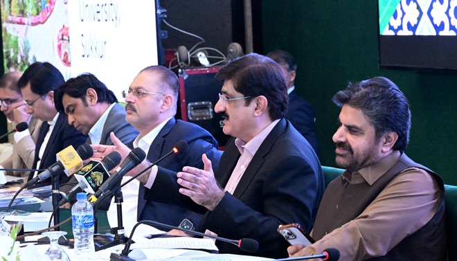 سندھ کو وفاق کی کالونی نہ سمجھا جائے، کارپوریٹ فارمنگ کے لیے غیرآباد زمینیں دی جا رہی ہیں: وزیر اعلیٰ سندھ