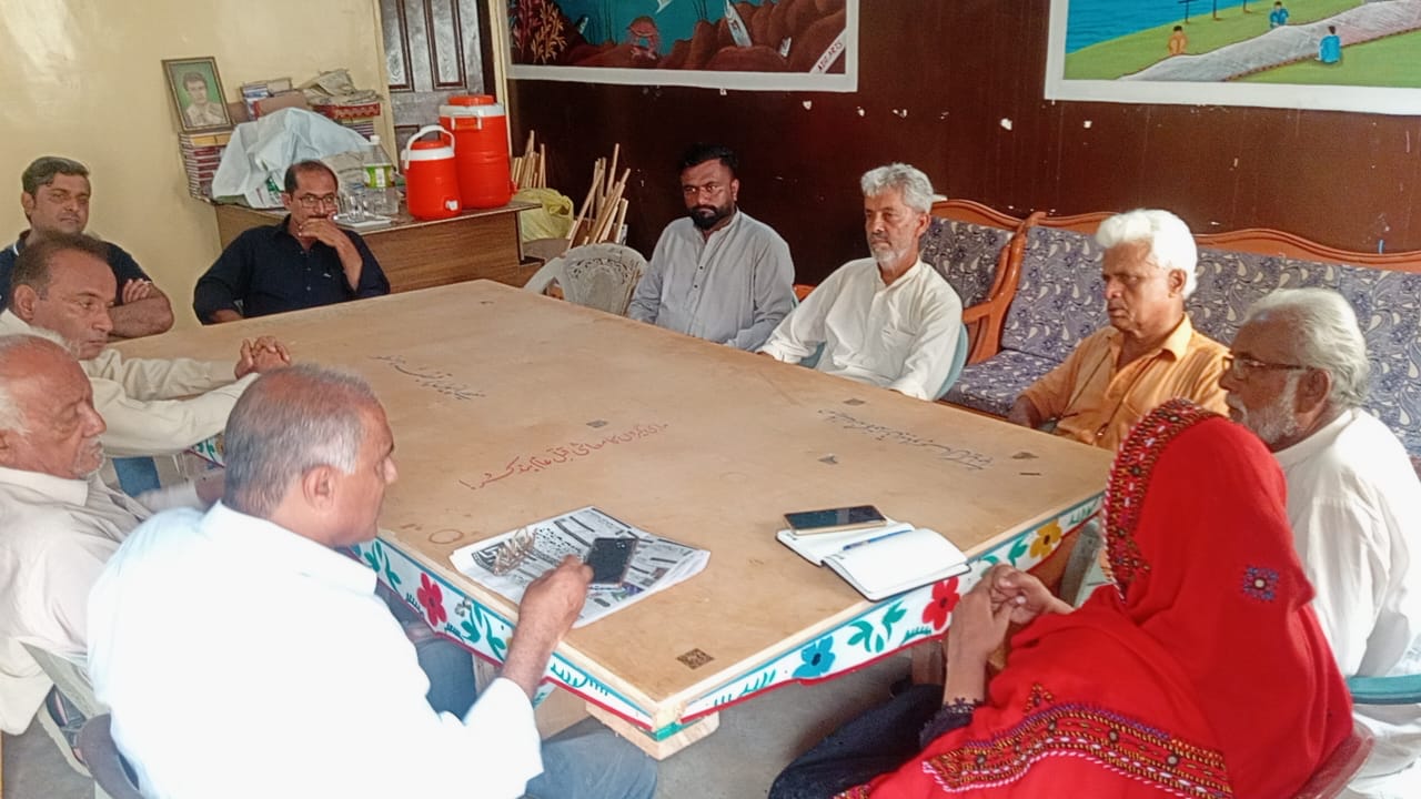 پاڪستان فشر فوڪ فورم جي سامونڊي پٽيءَ جي نوجوانن کي تربيت جي حوالي سان گڏجاڻي
