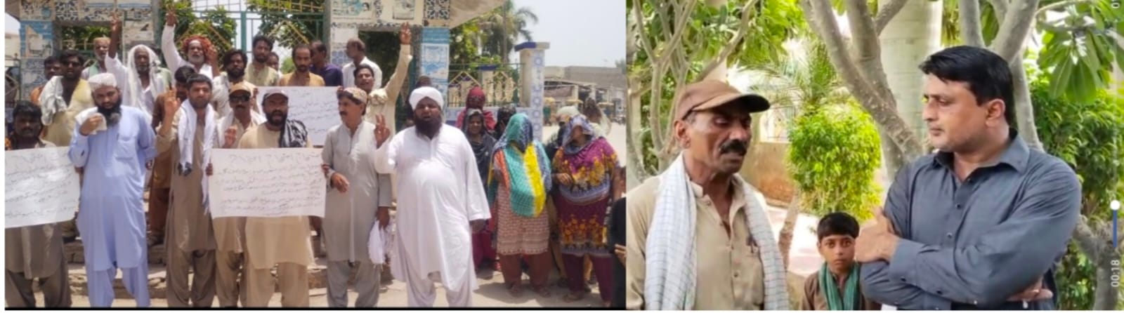 نوشهروفيروز ۾ ميونيسپل ملازمن پاران مطالبن جي مڃتا لاءِ احتجاج جاري