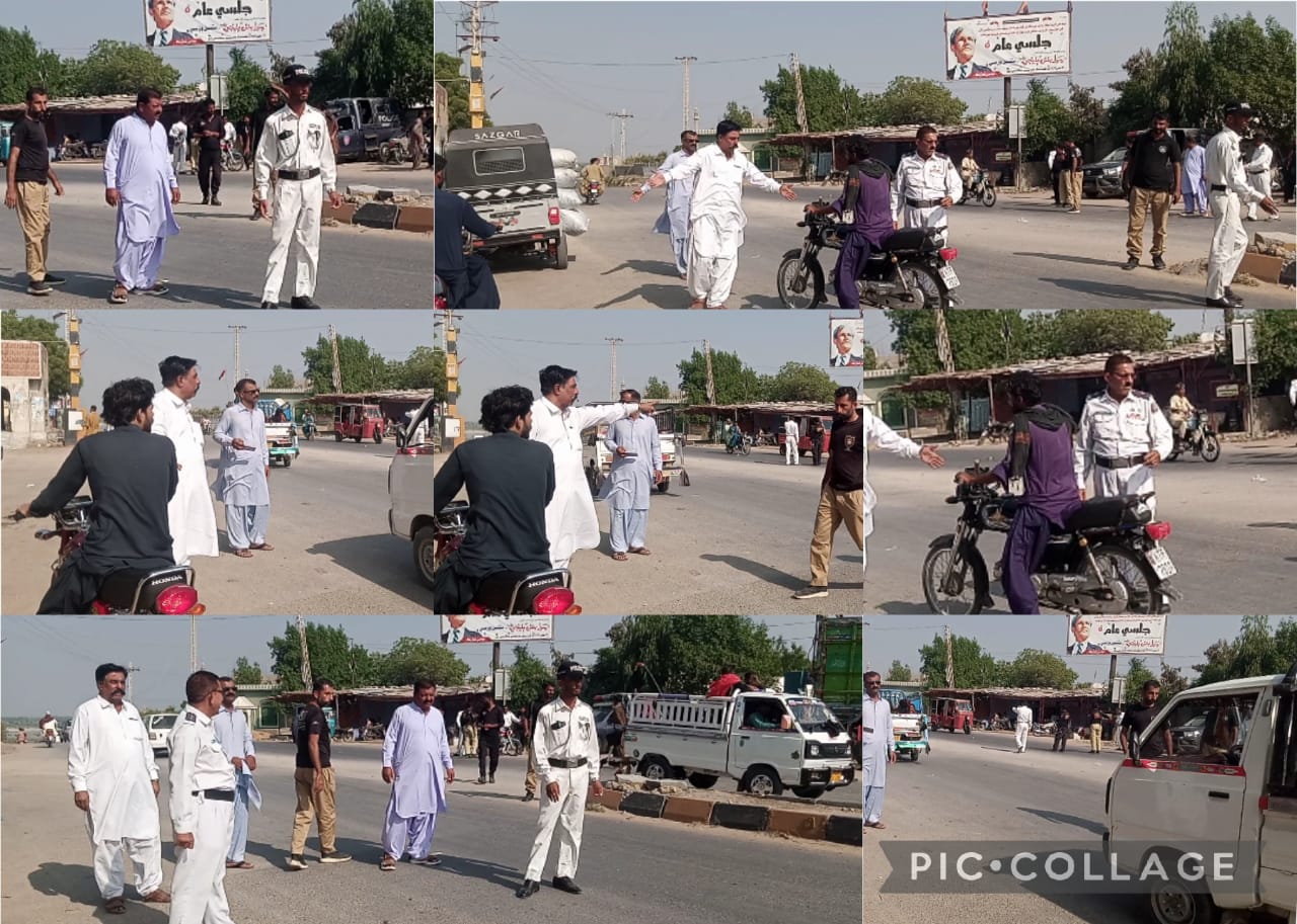 ٺٽي ۾ ٽريفڪ پوليس جون ڪارروائيون تيز