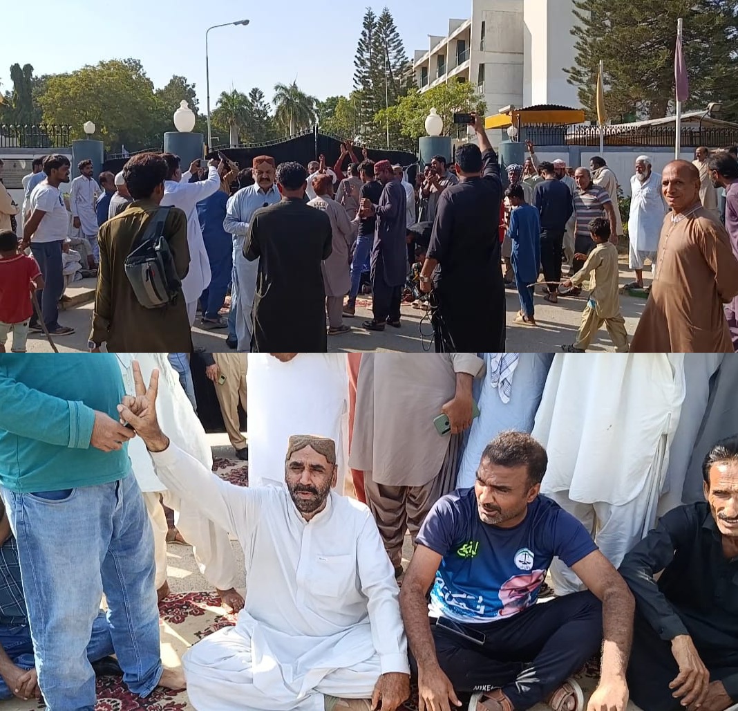 اسٽيل ملز ملازمن تي پوليس جي چڙهائي ، لٺبازي ۽ فائرنگ  ڪيترائي زخمي