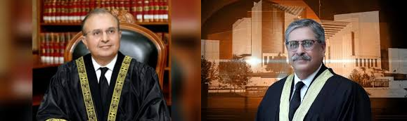 27ویں ترمیم عدلیہ پر حملہ ہے، سپریم کورٹ کے ججز جسٹس منصور علی شاہ اور جسٹس اطہر من اللّٰہ مستعفی