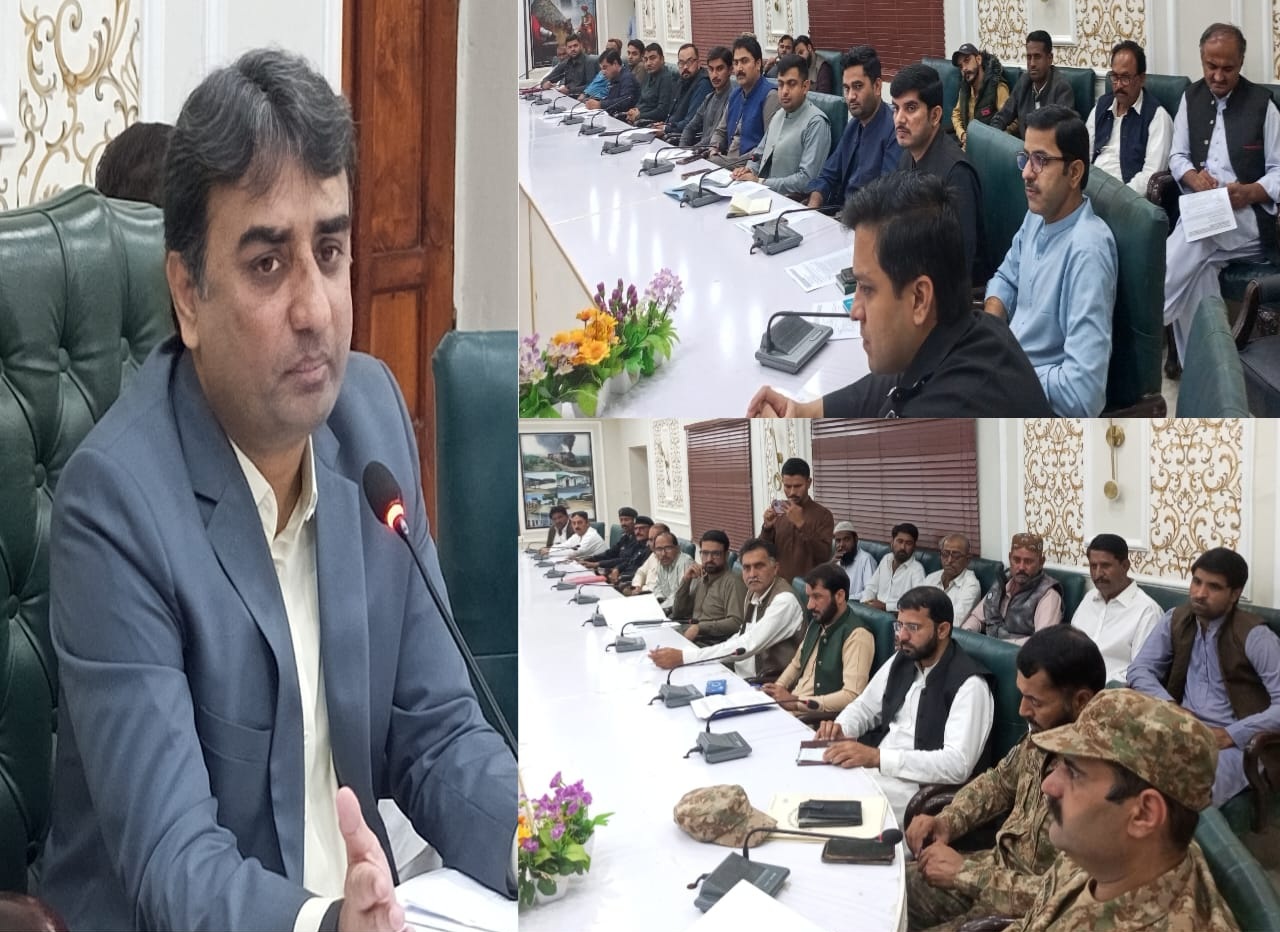 ڊي سي عمرڪوٽ جي صدارت هيٺ ڊسٽرڪٽ ڪوآرڊينيشن ڪميٽي جو اهم اجلاس