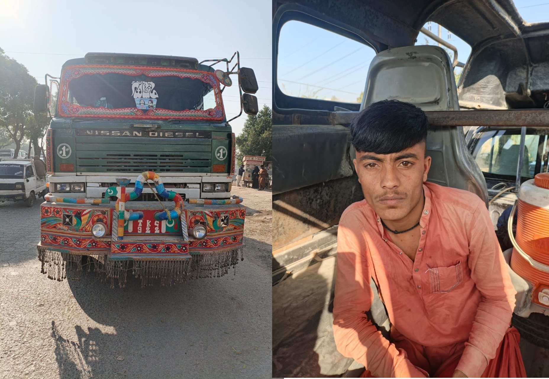 ملير ڪينٽ ۾ ڊمپر جي ٽڪر سبب موٽر سائيڪل سوار فوت، هڪ سخت زخمي