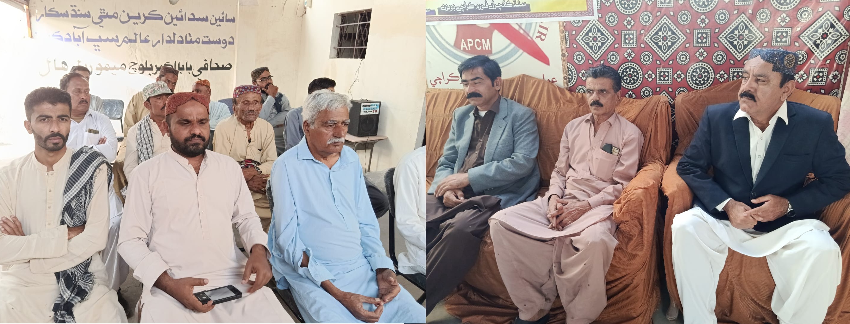 ملير ۾ نامياري ملھ پھلوان جان محمد صابرو جي ياد ۾ ڪٺ