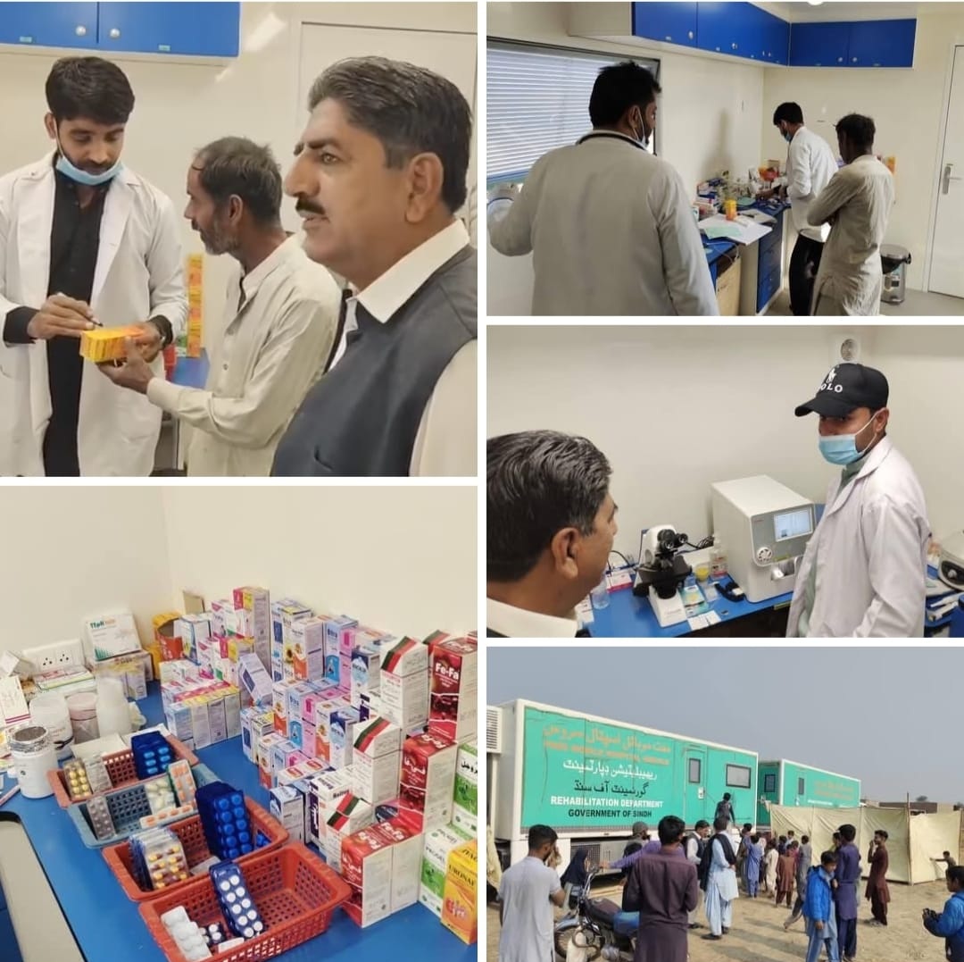 نوشهروفيروز ۾ مفت موبائل ميڊيڪل سروس ڪئمپ قائم