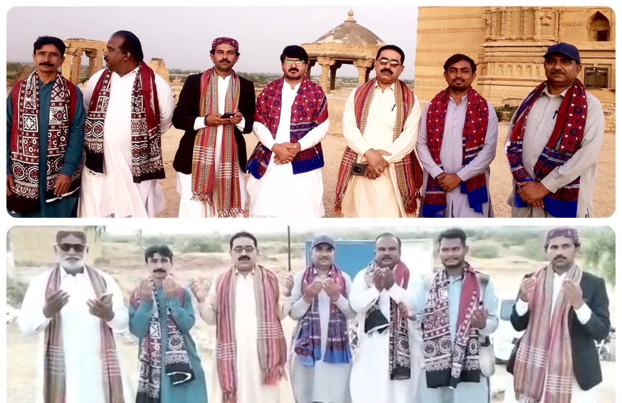 عوامي پريس ڪلب ٺٽو جي عهديدارن ۽ ميمبرن پاران سال جي آخري سج کي الوداع