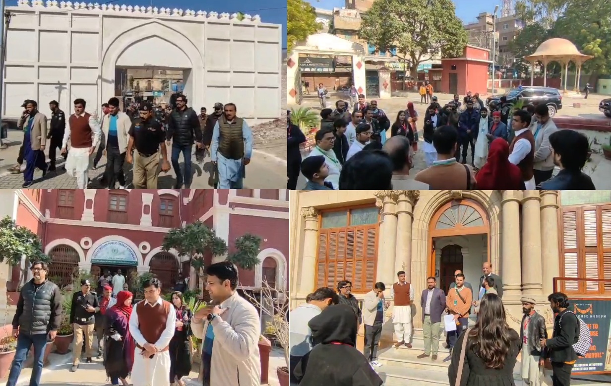 ضلعی انتظامیہ حیدرآباد کا ہیریٹیج واک، تاریخی مقامات کی سیر