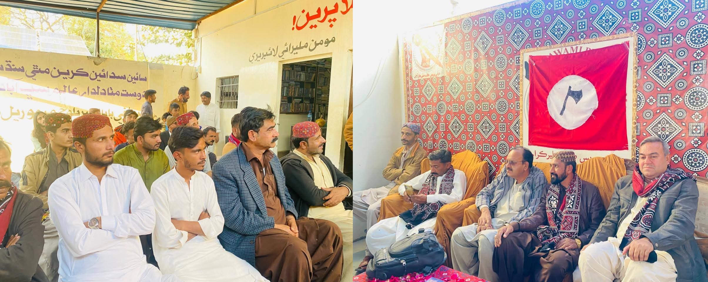 ملير ۾ جسقم شھيد بشير خان طرفان عوامي پريس ڪلب ۾ ڊاڪٽر نياز ڪالاڻي جي سالگره ملهائي وئي