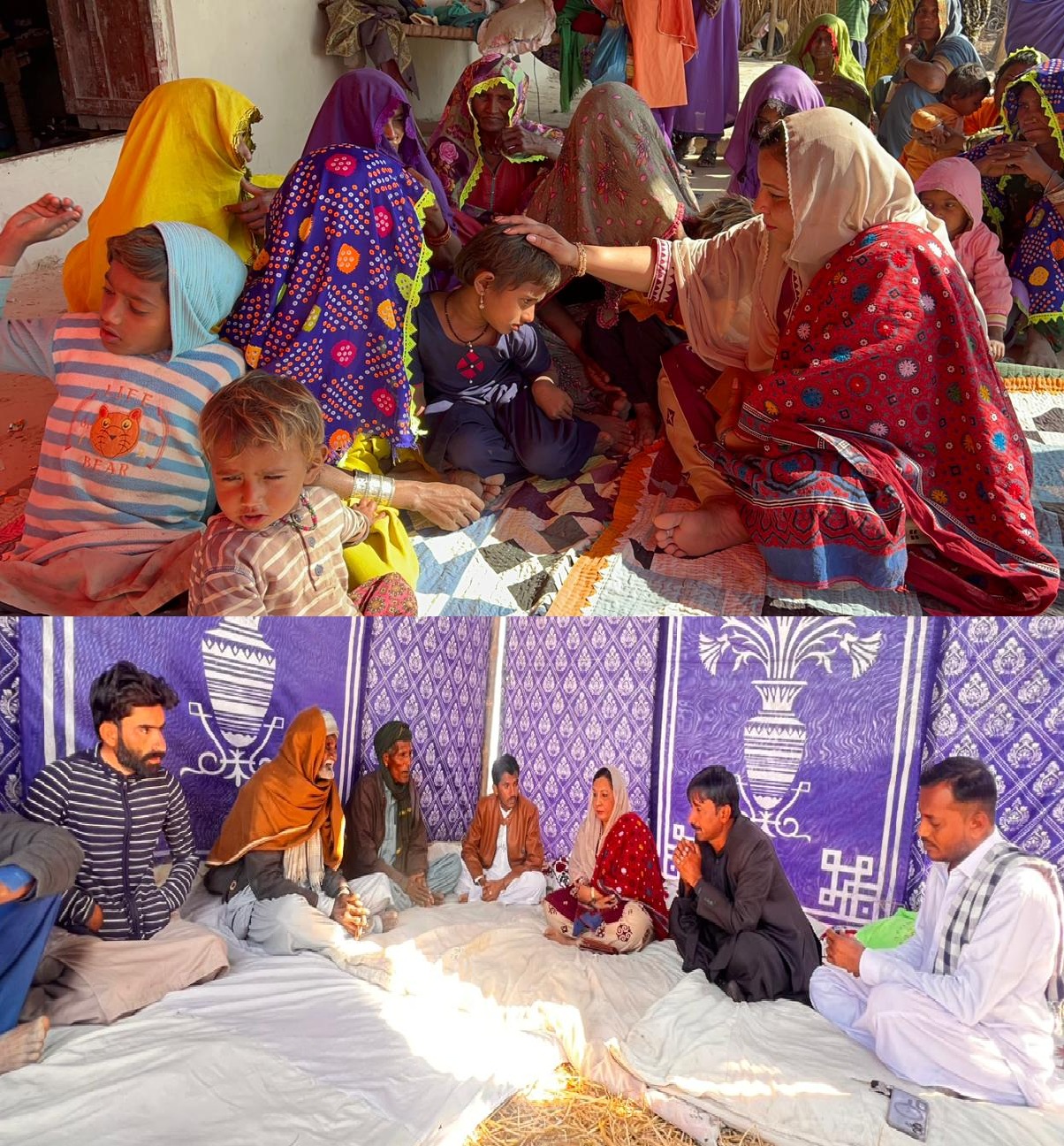 ايم اين اي نيلم ڪُماري جو پيرو لاشاري جو دورو، ڪيلاش ڪولھي جي وارثن سان تعزيت