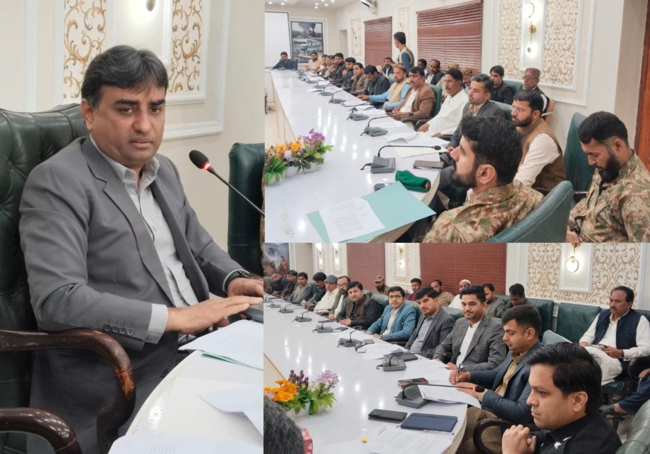 ڊي سي عمرڪوٽ جي صدارت هيٺ ڊسٽرڪٽ ڪو آرڊينيشن ڪميٽي جو 14هون اجلاس