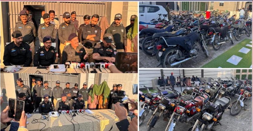 ٺٽو پولیس کی کارروائی، ہتھیار، چوری شدہ گائیں اور گاڑیاں برآمد