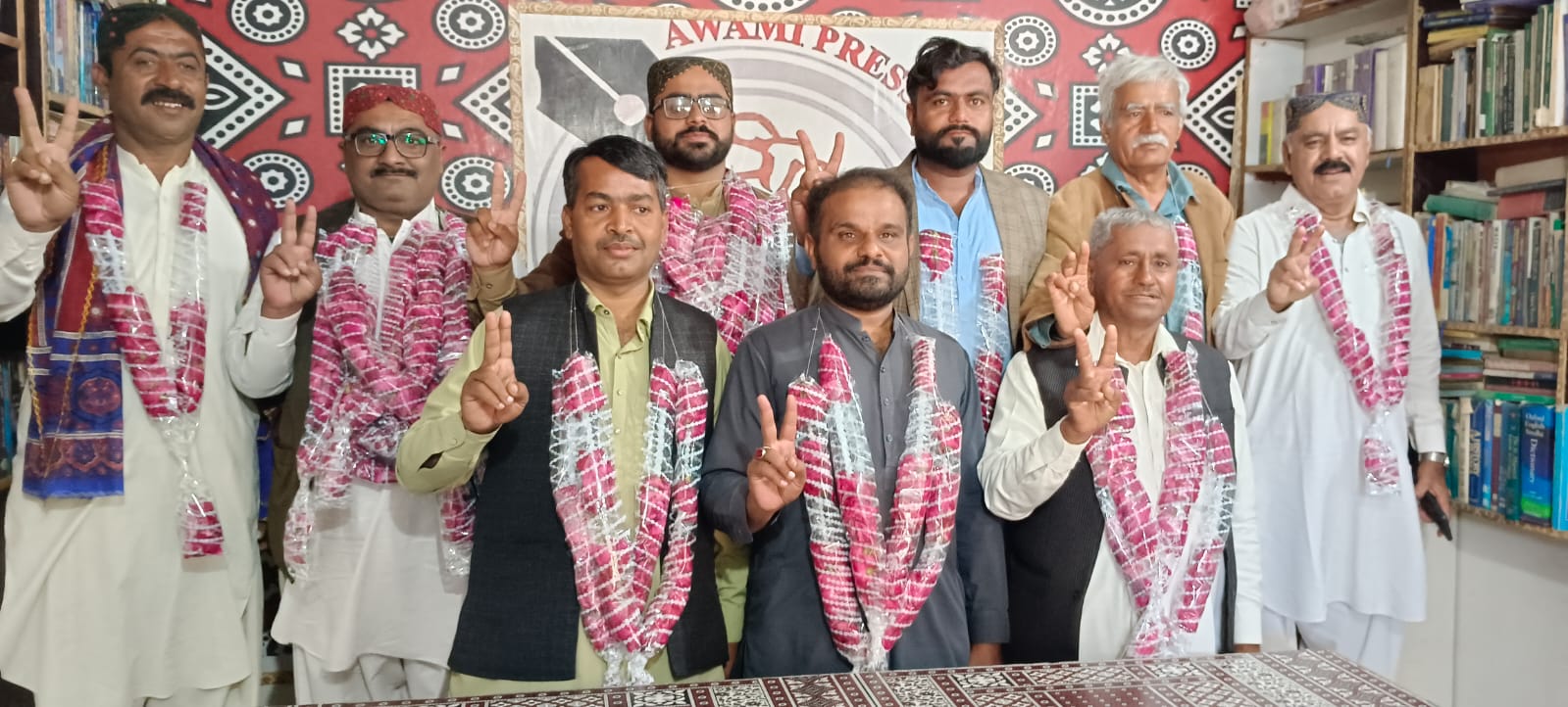 عوامي پريس ڪلب ملير جون چونڊون، سيد سجاد علي شاھ صدر چونڊجي ويو