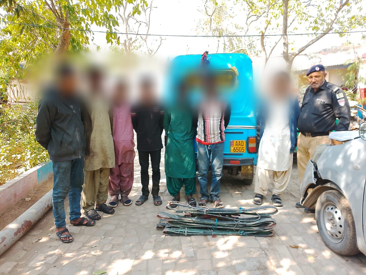 اسٽيل مل مان لوھ، ٽامي ۽ اسڪريپ چوري ڪندڙ 9 جوابدار گرفتار