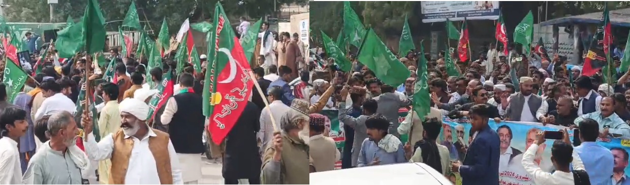 تحریکِ تحفظِ آئین پاکستان کی اپیل پر سندھ کے مختلف شہروں میں شٹر بند ہڑتال اور احتجاج