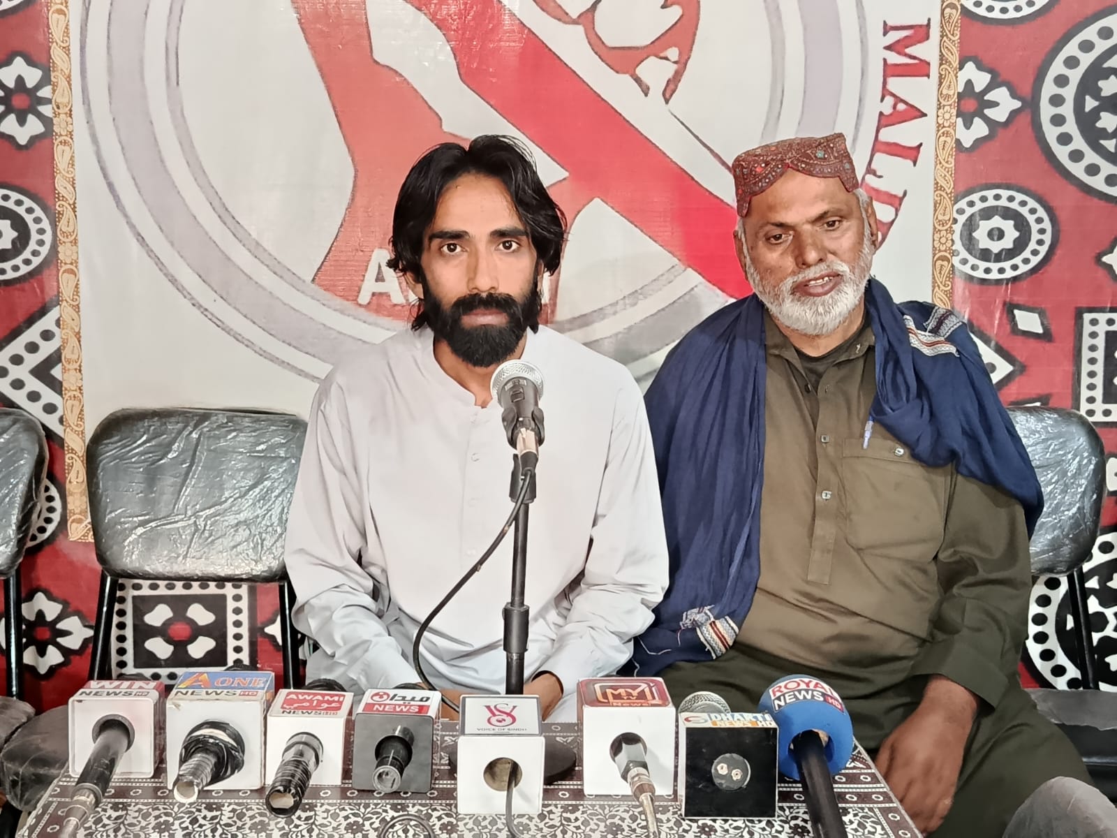 ملير واسي جو جيئي سنڌ محاذ جي اڳواڻ ضمير حاجاڻو تي الزام