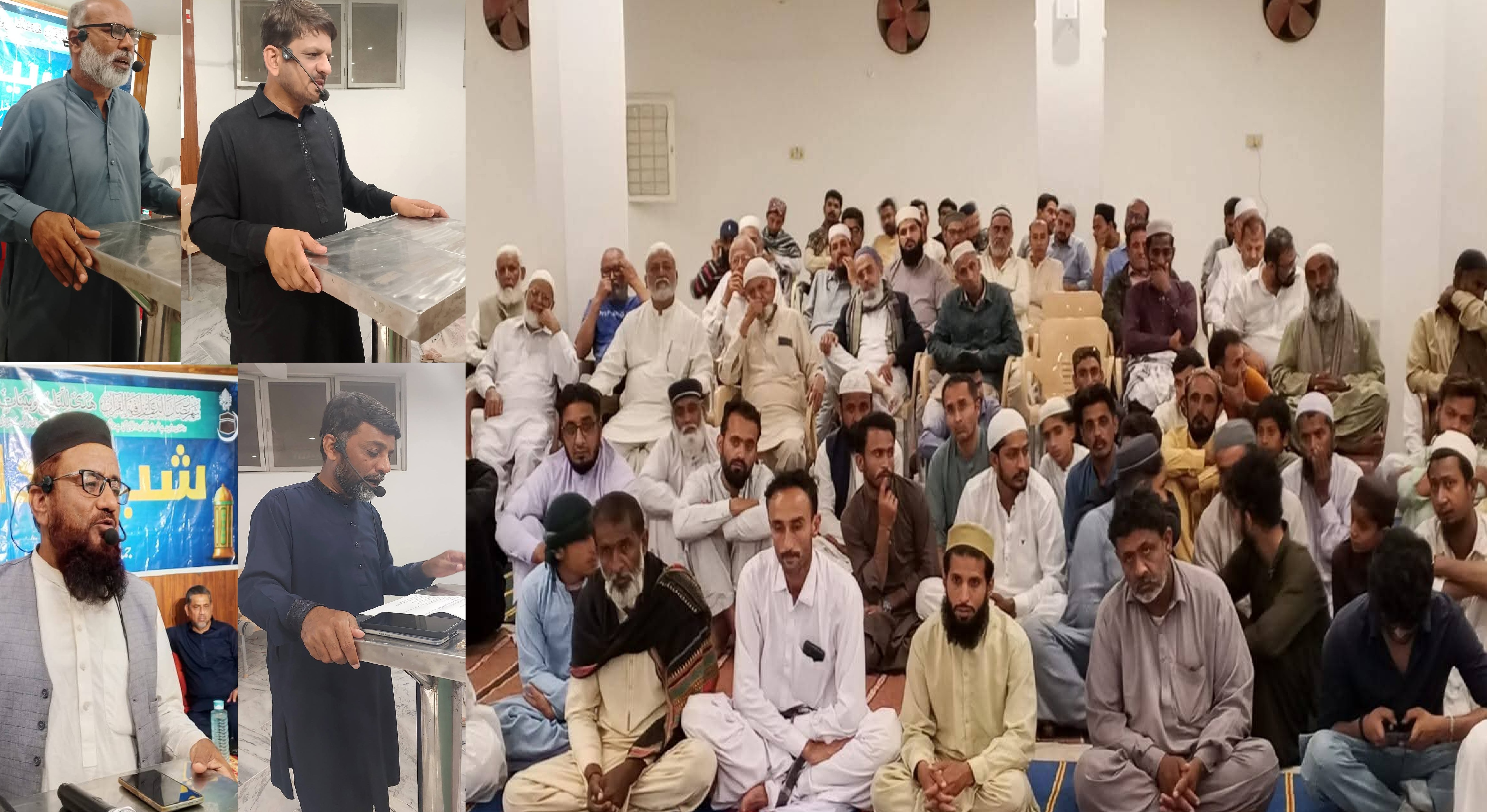 گلشنِ معمار ۾ جماعت اسلامي ملير پاران شب بيداري پروگرام منعقد