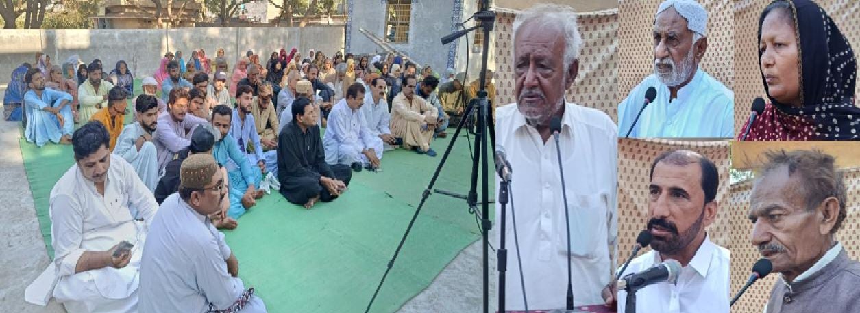 عوامي پريس ڪلب ملير پاران ماھيگير اڳواڻ عبدالمجيد موٽاڻي جي مان ۾ تقريب منعقد