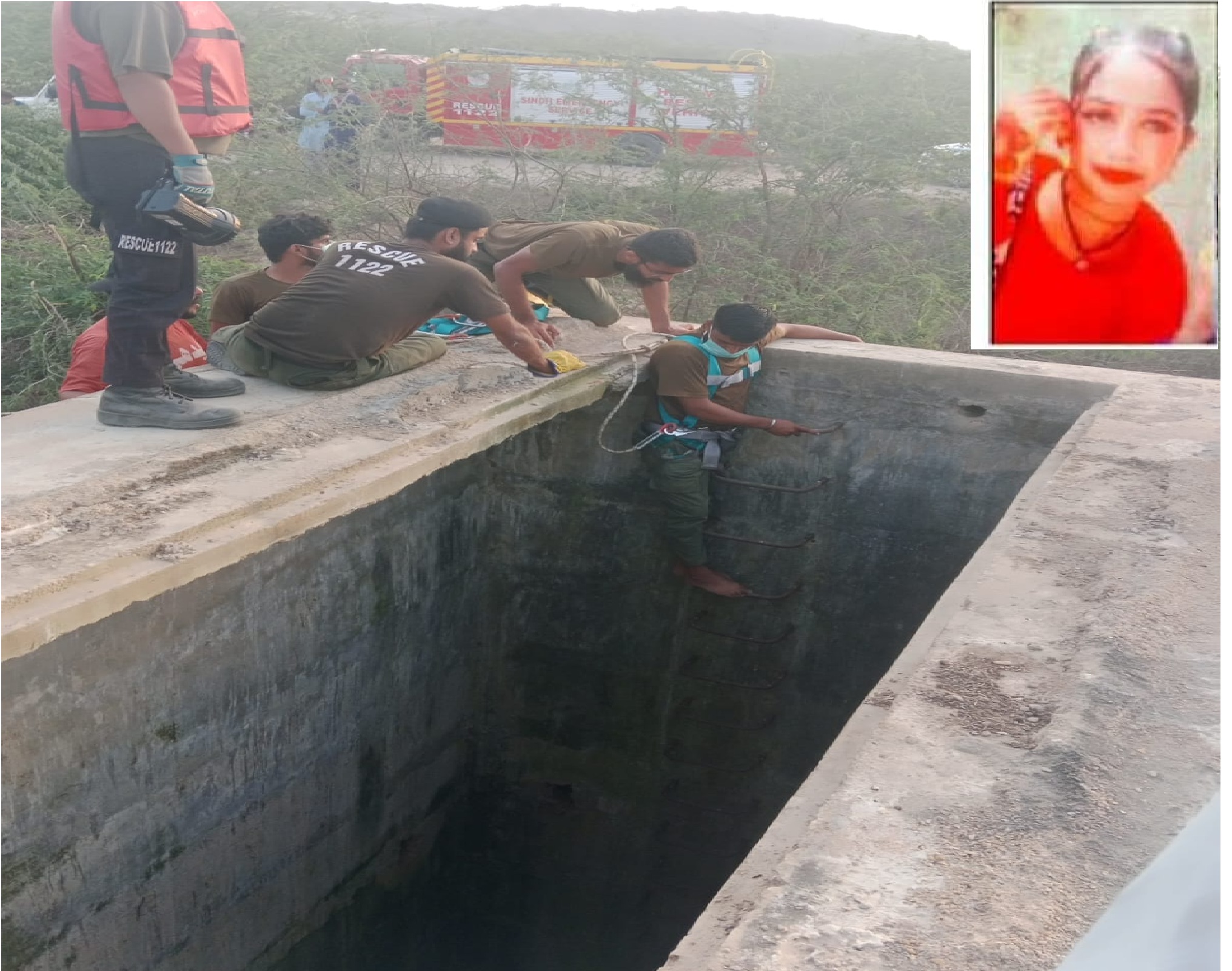 ملير:آچار جوکيو ڳوٺ ڀرسان پاڻي جي لائين ۾ ٻڏي ويل نينگري جو لاش هٿ