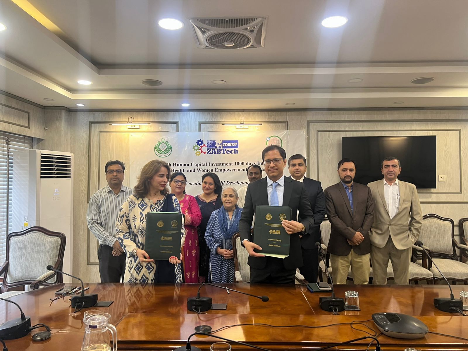 ڪراچي: زيبسٽ زيبٽيڪ صحت کاتو، حڪومتِ سنڌ سان گڏ ايس آءِ ايڇ ڊبليو اي پي جو معاهدو