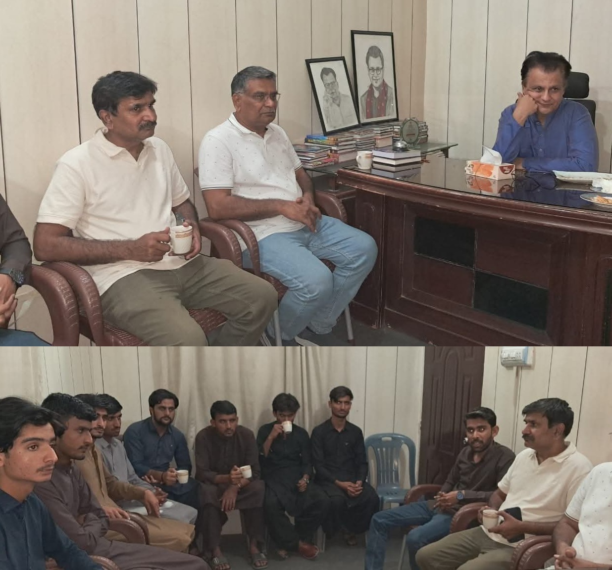 اسان جي ذميواري سنڌ جي پاڙن ۾ گهر ڪري ويٺل جهالت ۽ ڪرپشن کي اکوڙي ڪڍڻ آهي: اياز لطيف پليجو