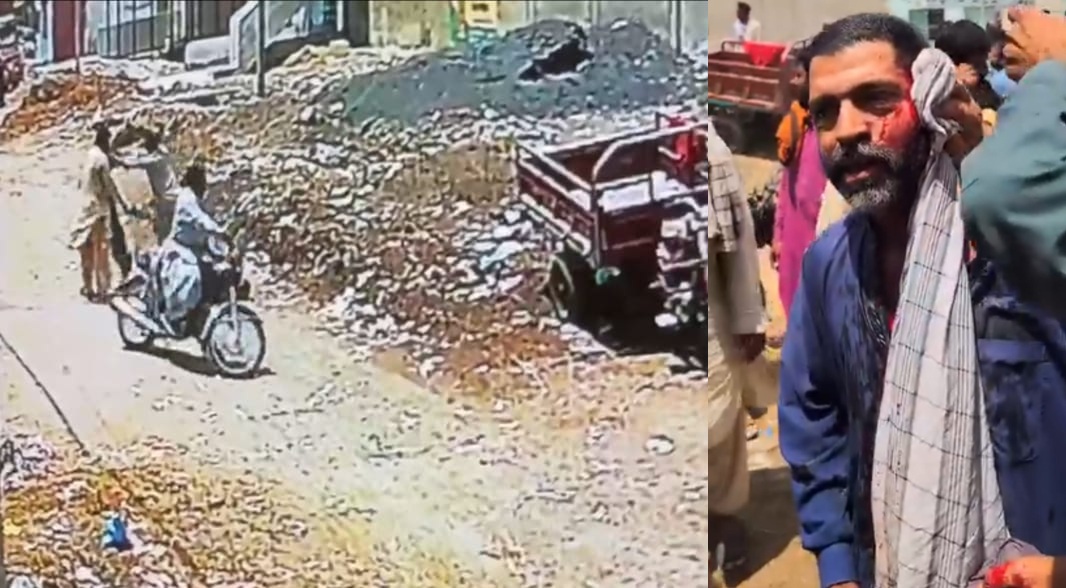 ڀينس ڪالوني ۾ ڏينهن ڏٺي مال جي واڙي جي گيٽ تي هٿياربند جوابدارن جي فائرنگ، واپاري کان 5 لک رپيا ڦر، هڪ شخص سخت زخمي