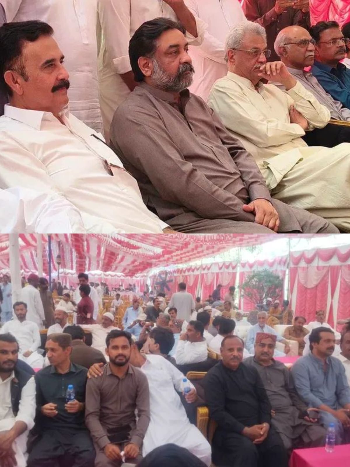 جتوئي ڀائرن سان حر بڻجي گڏ بيهڻ آيا آهيون: سيد راشد شاهه راشدي جو دريا خان مري ۾ جي ڊي اي جي جلسي کي خطاب