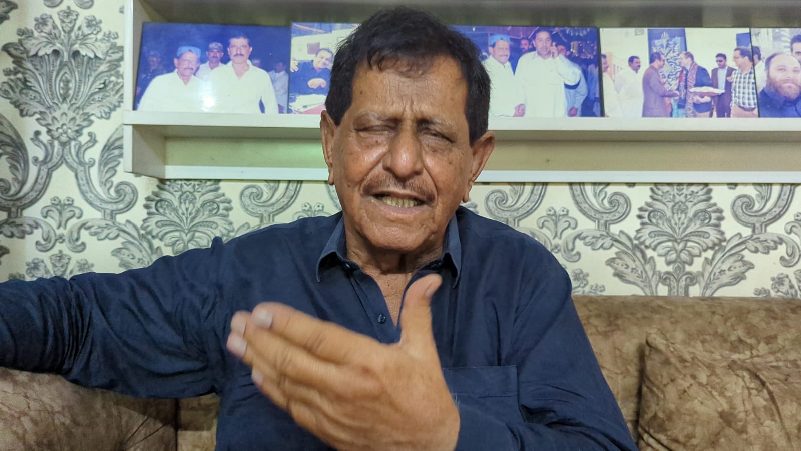 ملير ۾ سرڪاري زمينن تي مبينا قبضن ۽ مال پڙي جي اجازت خلاف احتجاج