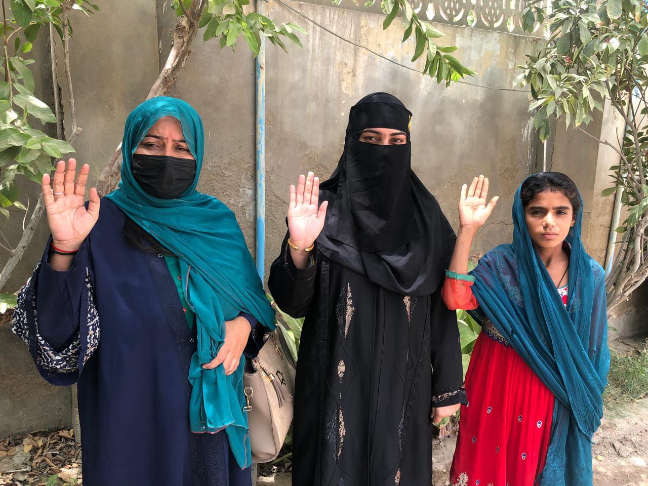 نوشھروفيروز ۾ ڳوٺ ڀورٽي واسڻ جو ڌيءَ سميت احتجاج
