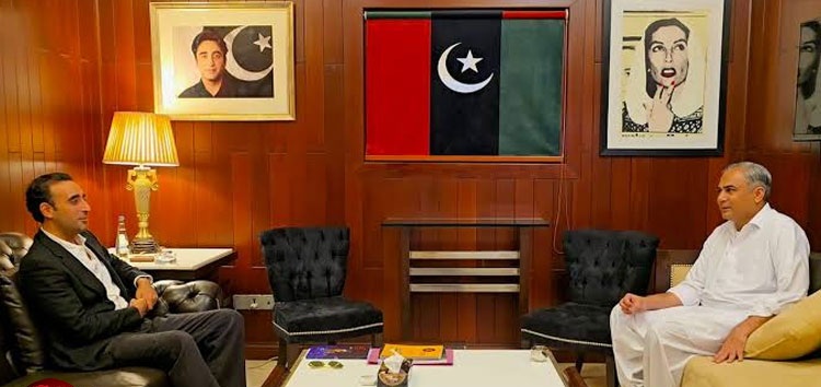بلاول بھٹو اور محسن نقوی کی ایوانِ صدر میں ملاقات، اہم معاملات پر مشاورت