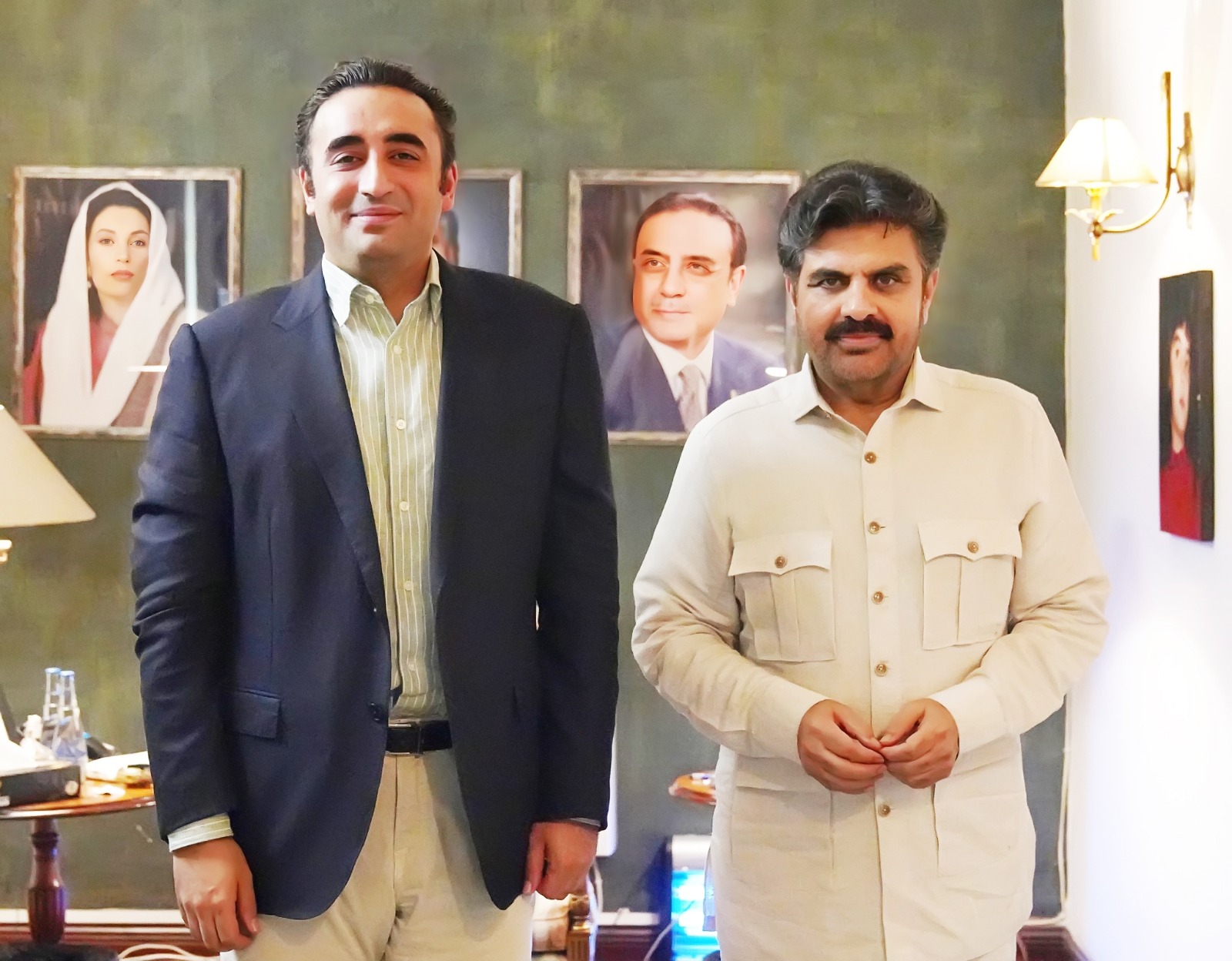 Provincial Minister for Energy and P&D Syed Nasir Hussain Shah met Chairman PPP Bilawal Bhutto Zardari