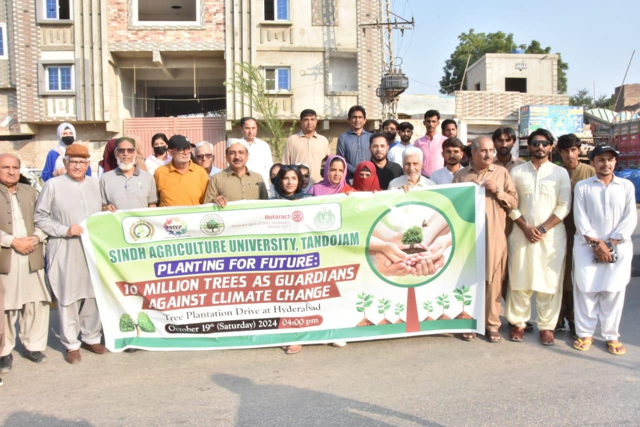 Sindh Agriculture University and Breathe Green Launch 1 Million Tree Plantation Drive