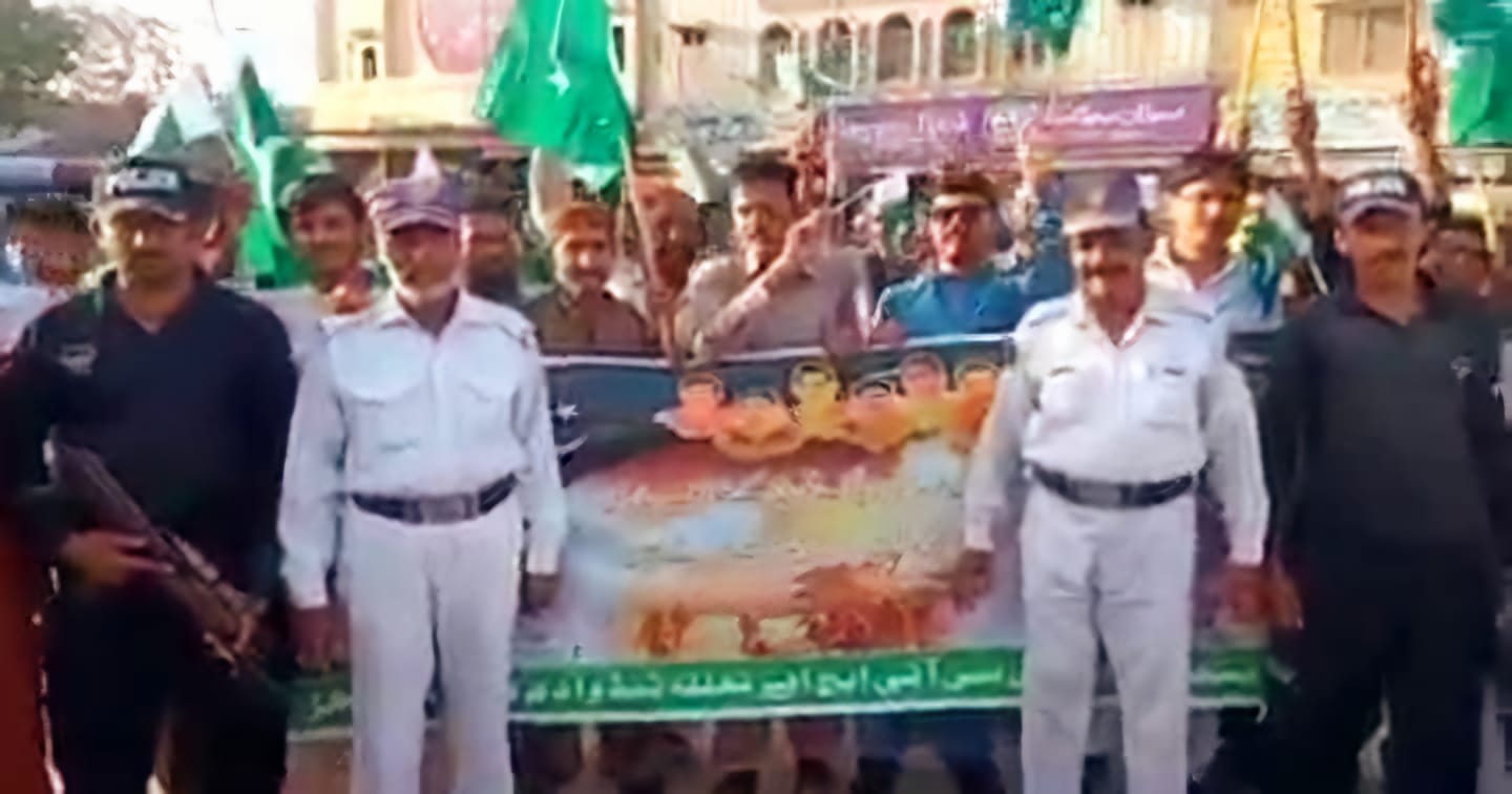 NPCIHA Tando Adam organized Rally in Support of Pakistan Army