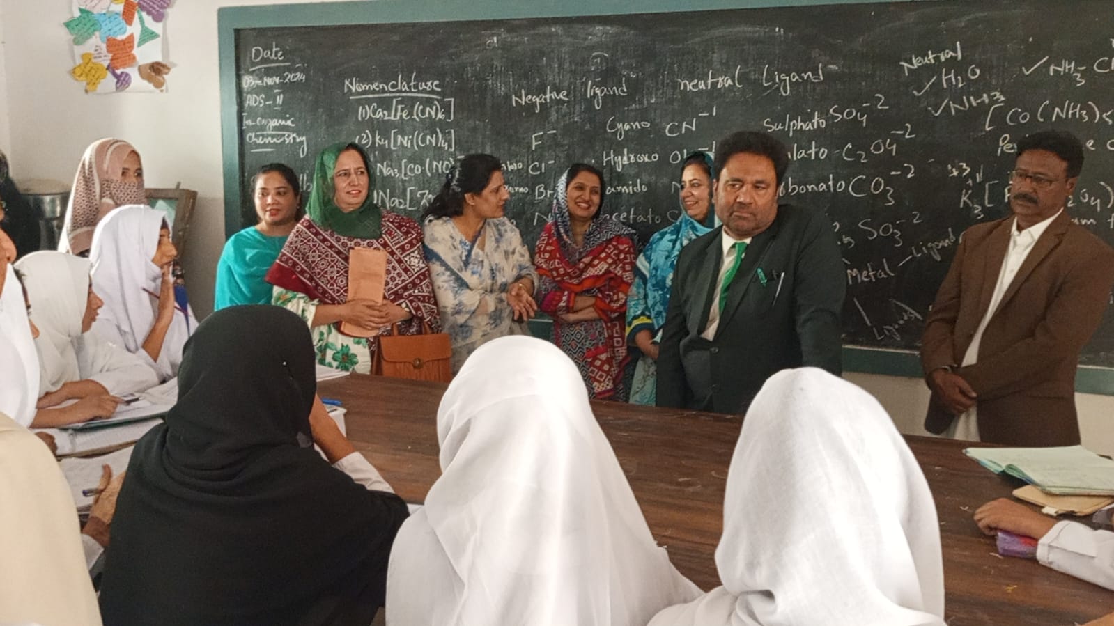 Vice Chancellor Shaheed Benazir Bhutto University visited Degree College Tando Adam