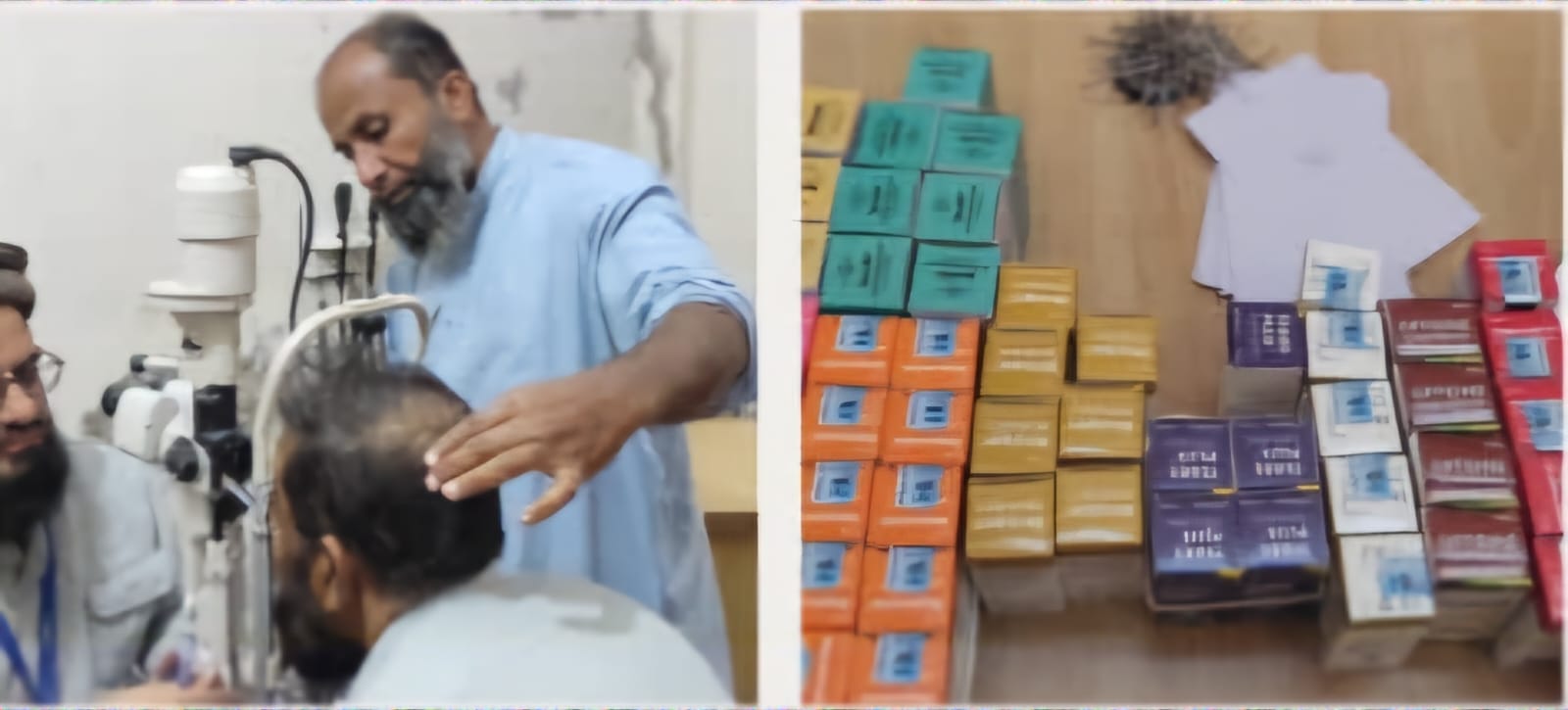 Free Eye Camp Organized by Anjuman Ansar-ul-Islam Tando Adam