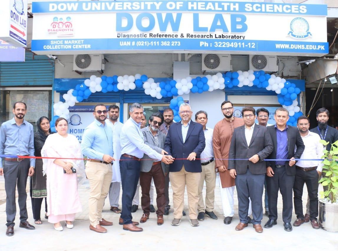 Dow Lab Inaugurated in Shoe Market, Nishter Road