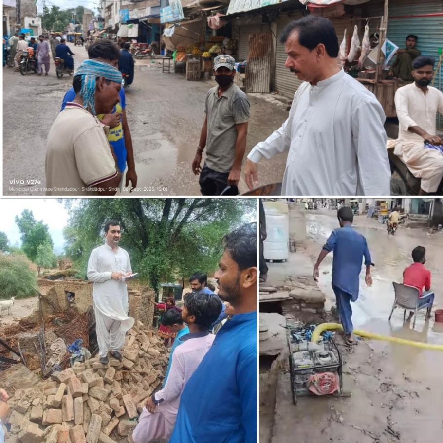 Heavy Rains Batter Shahdadpur: Child Killed, City Paralyzed