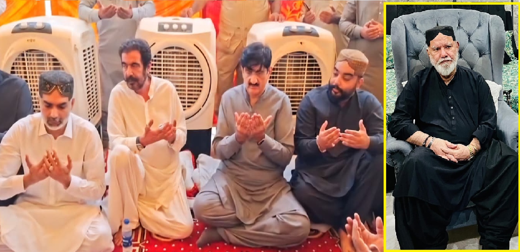 CM Sindh Visits Tando Adam to Condole Death of Former MNA Roshanuddin Junejo